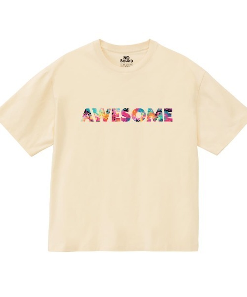 NOBOUND(ノーバウンド)の「NOBOUND(ノーバウンド) 半袖Tシャツ メッセージ ロゴ プリント ボックスシルエット トップス カットソー メンズ ユニセックス(Tシャツ/カットソー・メンズ・ホワイト/ネイビー/アイボリー/ブラック・M/XL/L)」の3枚目の写真