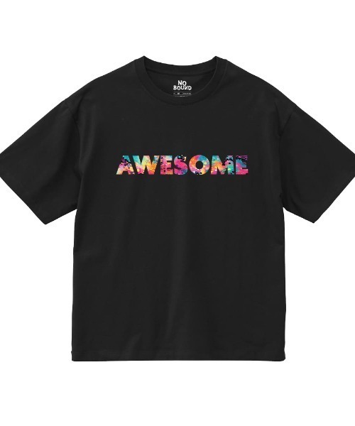 NOBOUND(ノーバウンド)の「NOBOUND(ノーバウンド) 半袖Tシャツ メッセージ ロゴ プリント ボックスシルエット トップス カットソー メンズ ユニセックス(Tシャツ/カットソー・メンズ・ホワイト/ネイビー/アイボリー/ブラック・M/XL/L)」の4枚目の写真