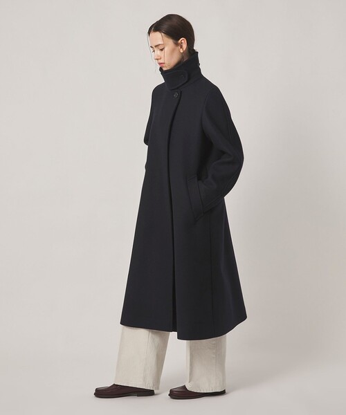 Steven Alan(スティーブンアラン)の「<Steven Alan>ウール カシミヤ テント ロングコート(ステンカラーコート・レディース・ネイビー/モカ/ブラック・S/M/L)」の17枚目の写真