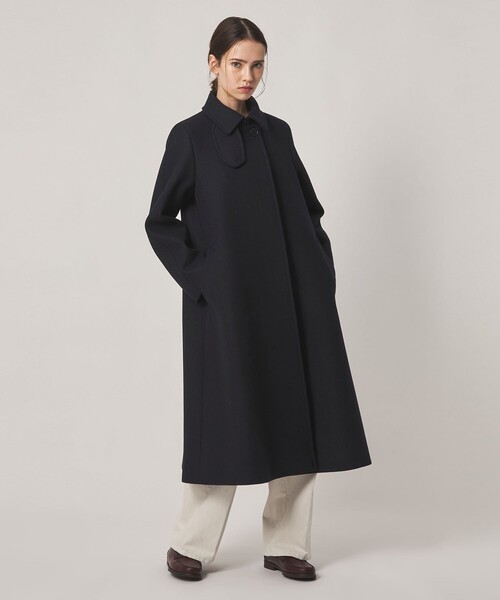 Steven Alan(スティーブンアラン)の「<Steven Alan>ウール カシミヤ テント ロングコート(ステンカラーコート・レディース・ネイビー/モカ/ブラック・S/M/L)」の18枚目の写真