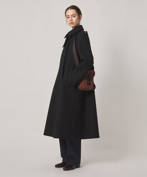 Steven Alan(スティーブンアラン)の「<Steven Alan>ウール カシミヤ テント ロングコート(ステンカラーコート・レディース・ネイビー/モカ/ブラック・S/M/L)」の19枚目の写真