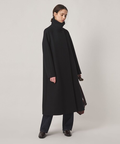 Steven Alan(スティーブンアラン)の「<Steven Alan>ウール カシミヤ テント ロングコート(ステンカラーコート・レディース・ネイビー/モカ/ブラック・S/M/L)」の20枚目の写真