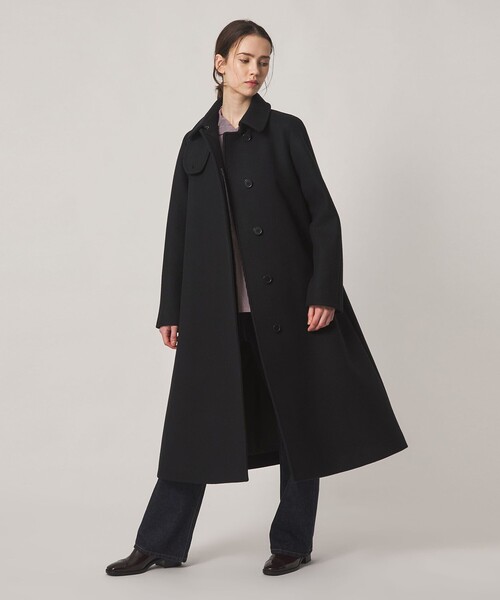 Steven Alan(スティーブンアラン)の「<Steven Alan>ウール カシミヤ テント ロングコート(ステンカラーコート・レディース・ネイビー/モカ/ブラック・S/M/L)」の22枚目の写真