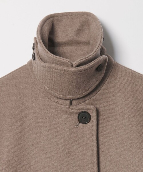 Steven Alan(スティーブンアラン)の「<Steven Alan>ウール カシミヤ テント ロングコート(ステンカラーコート・レディース・ネイビー/モカ/ブラック・S/M/L)」の4枚目の写真