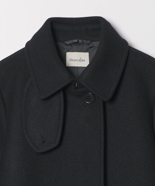 Steven Alan(スティーブンアラン)の「<Steven Alan>ウール カシミヤ テント ロングコート(ステンカラーコート・レディース・ネイビー/モカ/ブラック・S/M/L)」の10枚目の写真