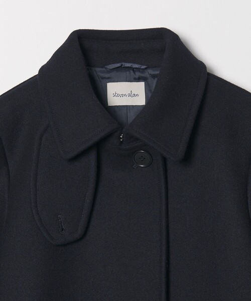 Steven Alan(スティーブンアラン)の「<Steven Alan>ウール カシミヤ テント ロングコート(ステンカラーコート・レディース・ネイビー/モカ/ブラック・S/M/L)」の14枚目の写真
