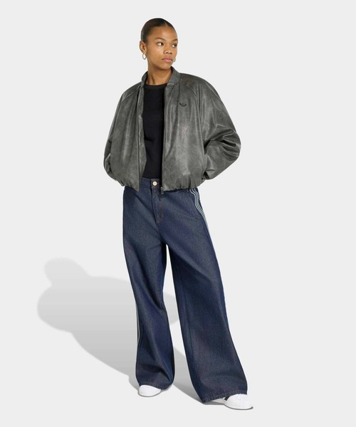 adidas(アディダス)の「SSTクロップドジャケット / アディダスオリジナルス adidas Originals(ブルゾン・レディース・ブラック・X-SMALL/X-LARGE/LARGE/3XL/XX-LARGE/MEDIUM/SMALL)」の5枚目の写真