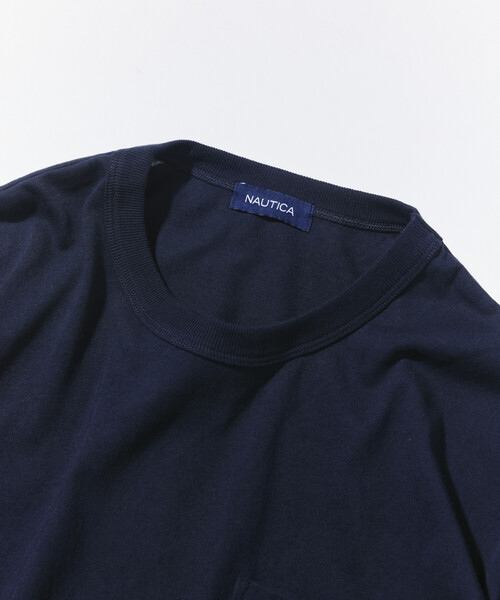 NAUTICA(ノーティカ)の「NAUTICA/ノーティカ リラックスフィット フラッグロゴ ヘムコード ロングスリーブ ポケットTシャツ(Tシャツ/カットソー・メンズ・ブラック/ネイビー/ライトグレー/ホワイト・MEDIUM/LARGE/X-LARGE/XX-LARGE)」の15枚目の写真