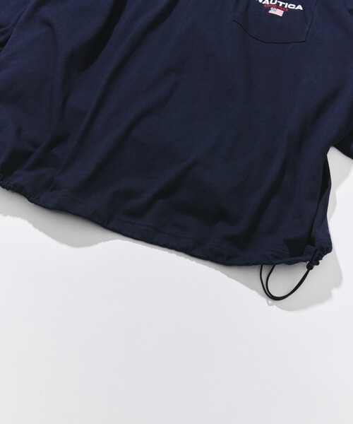 NAUTICA(ノーティカ)の「NAUTICA/ノーティカ リラックスフィット フラッグロゴ ヘムコード ロングスリーブ ポケットTシャツ(Tシャツ/カットソー・メンズ・ブラック/ネイビー/ライトグレー/ホワイト・MEDIUM/LARGE/X-LARGE/XX-LARGE)」の18枚目の写真