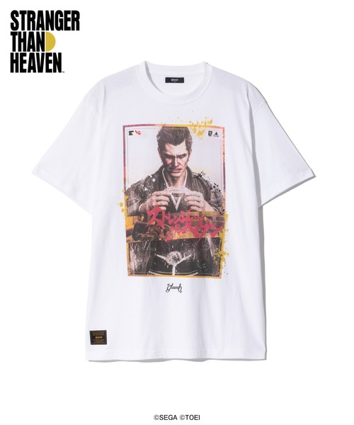 glamb(グラム)の「『STRANGER THAN HEAVEN』×『仁義なき戦い』コラボ コレクション T Shirt-4(Tシャツ/カットソー・メンズ・ホワイト/ブラック・XL/M/L)」の1枚目の写真