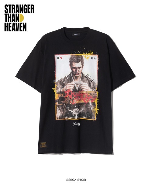 glamb(グラム)の「『STRANGER THAN HEAVEN』×『仁義なき戦い』コラボ コレクション T Shirt-4(Tシャツ/カットソー・メンズ・ホワイト/ブラック・XL/M/L)」の2枚目の写真
