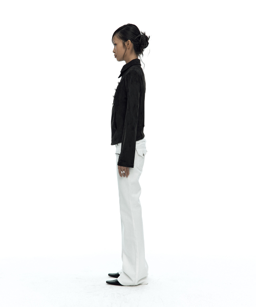 KASHIKO(カシコ)の「Asymmetric Zip Napoleon Jacket Black(その他アウター・レディース・その他・SMALL)」の3枚目の写真