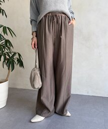 ストライプイージーパンツ 秋服