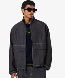 LACOSTE（ラコステ）の「オーバーサイズデニムトラックジャケット（ブルゾン）」