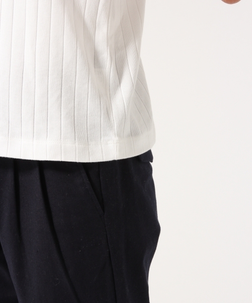 GLOBAL WORK（グローバルワーク）の「スカーフセットワイドリブＴ/722864（Tシャツ/カットソー・レディース・ホワイト/ホワイト×ネイビー/ベージュ/ネイビー・MEDIUM/SMALL/LARGE）」の15枚目の写真