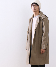 MYSELF ABAHOUSE | 着脱フードステンカラーコート | マイセルフ(ステンカラーコート)