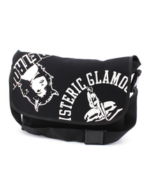 HYSTERIC GLAMOUR ヒステリックグラマー　メッセンジャーバッグ 黒 楽天市場】HYSTERIC GLAMOUR HG WOMAN ショルダーバッグ