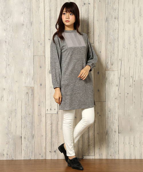 LBC（エルビーシー）の「変わり編み起毛ワンピース（ワンピース・レディース・ネイビー/ブラック/グレー・MEDIUM）」の12枚目の写真