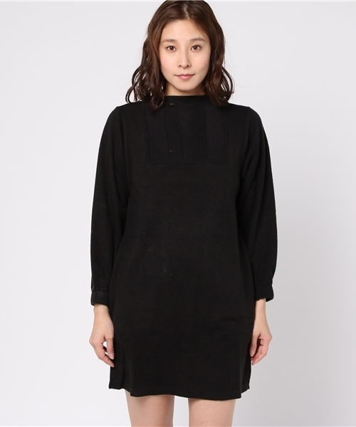 LBC（エルビーシー）の「変わり編み起毛ワンピース（ワンピース・レディース・ネイビー/ブラック/グレー・MEDIUM）」の4枚目の写真