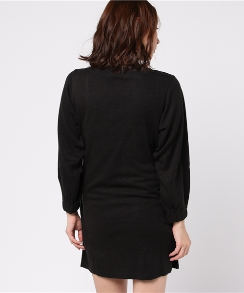 LBC（エルビーシー）の「変わり編み起毛ワンピース（ワンピース・レディース・ネイビー/ブラック/グレー・MEDIUM）」の6枚目の写真