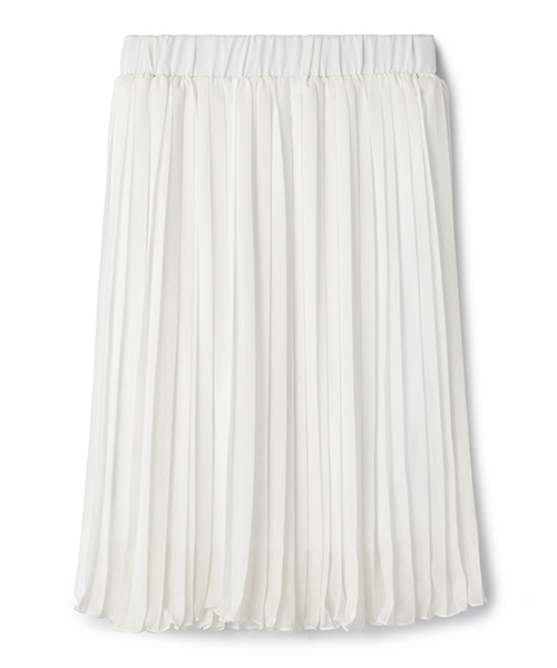 MICOAMERI（ミコアメリ）の「プリーツボリュームスカート（スカート・レディース・オフホワイト/ピンク/ブラック・FREE）」の4枚目の写真