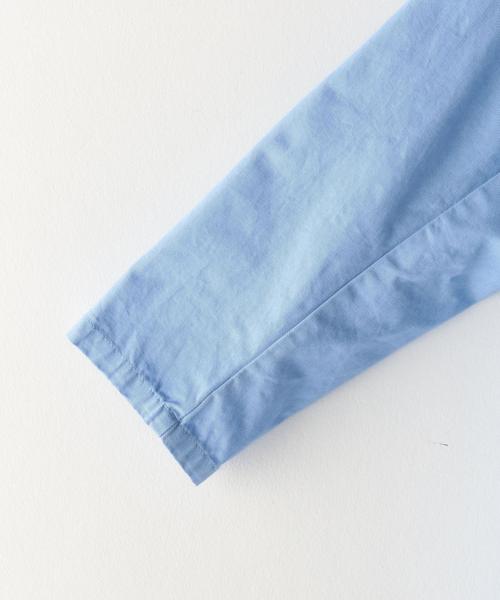 Yarmo（ヤーモ）の「＜YARMO＞ LAB COAT/ｺｰﾄ（ステンカラーコート・メンズ・ブラック/ライトブルー・FREE）」の5枚目の写真