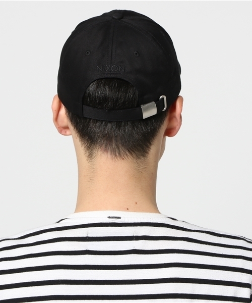 NIXON（ニクソン）の「PREP STRAP-BACK HAT（ハット・メンズ・ブラック/カーキ/ネイビー/ラスタ/バーガンディー・FREE）」の9枚目の写真