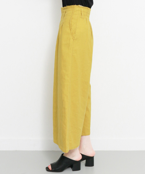 KBF（ケイビーエフ）の「KBF フリンジクロップドパンツ（その他パンツ・レディース・ブラック/ライトグレー/イエロー/ブラウン系その他・ONE）」の17枚目の写真