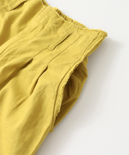 KBF（ケイビーエフ）の「KBF フリンジクロップドパンツ（その他パンツ・レディース・ブラック/ライトグレー/イエロー/ブラウン系その他・ONE）」の11枚目の写真