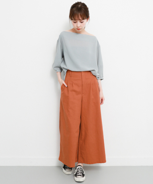 KBF（ケイビーエフ）の「KBF フリンジクロップドパンツ（その他パンツ・レディース・ブラック/ライトグレー/イエロー/ブラウン系その他・ONE）」の21枚目の写真