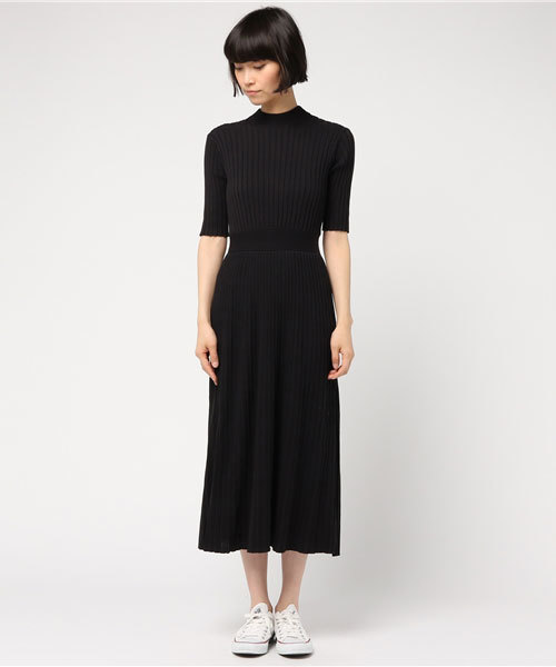CLANE（クラネ）の「PLEATS KNIT ONE PIECE（ワンピース）」 - WEAR