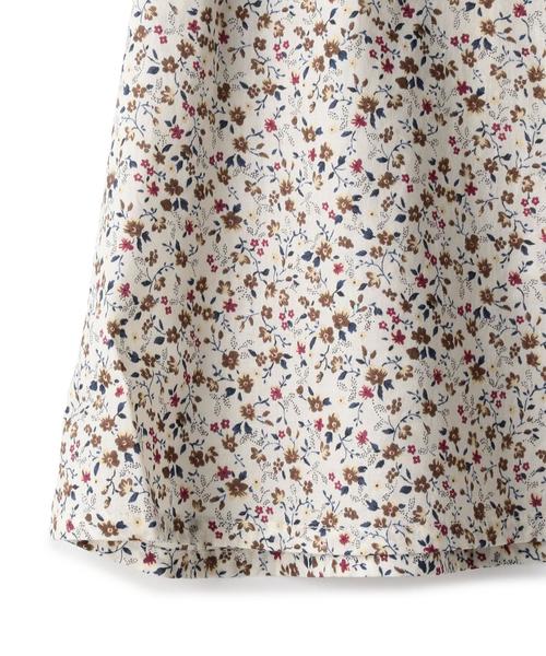 green label relaxing（グリーンレーベルリラクシング）の「【キッズ】コバナフレア ブラウス ショートスリーブ ◆（シャツ/ブラウス・キッズ・オフホワイト/ケリー・125/135/105/115）」の6枚目の写真