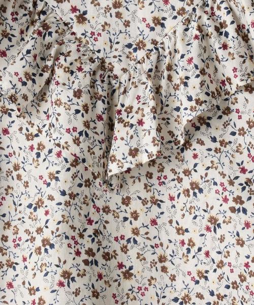 green label relaxing（グリーンレーベルリラクシング）の「【キッズ】コバナフレア ブラウス ショートスリーブ ◆（シャツ/ブラウス・キッズ・オフホワイト/ケリー・125/135/105/115）」の7枚目の写真