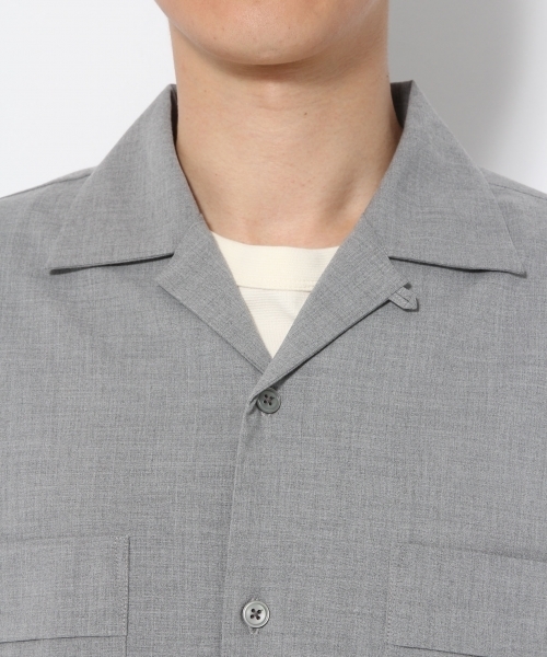 GLOBAL WORK（グローバルワーク）の「TRオープンカラーシャツ/760239（シャツ/ブラウス・メンズ・グレー/ブラウン/ネイビー・MEDIUM/SMALL/LARGE）」の7枚目の写真