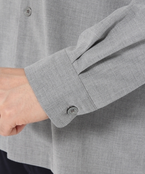 GLOBAL WORK（グローバルワーク）の「TRオープンカラーシャツ/760239（シャツ/ブラウス・メンズ・グレー/ブラウン/ネイビー・MEDIUM/SMALL/LARGE）」の11枚目の写真