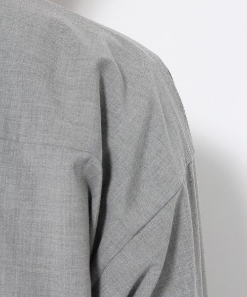 GLOBAL WORK（グローバルワーク）の「TRオープンカラーシャツ/760239（シャツ/ブラウス・メンズ・グレー/ブラウン/ネイビー・MEDIUM/SMALL/LARGE）」の14枚目の写真