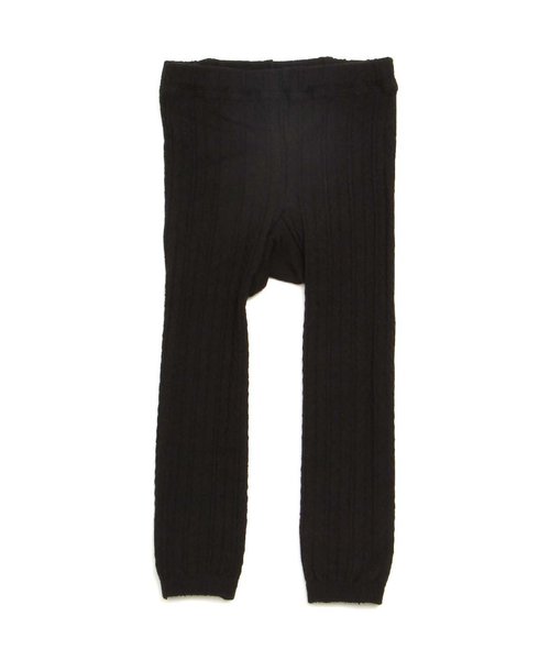 apres les cours（アプレレクール）の「basicカラースパッツ（レギンス/スパッツ・キッズ・ブラック/チャコール/ラベンダー/マスタード・100/120/140/90）」の2枚目の写真