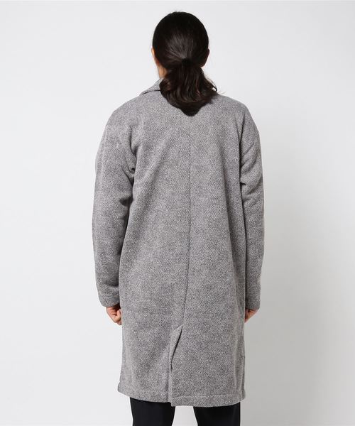 VENCEEXCHANGE（ヴァンスエクスチェンジ）の「ビッグシルエットチェスター（チェスターコート・メンズ・ベージュ/ネイビー・LARGE/MEDIUM）」の15枚目の写真