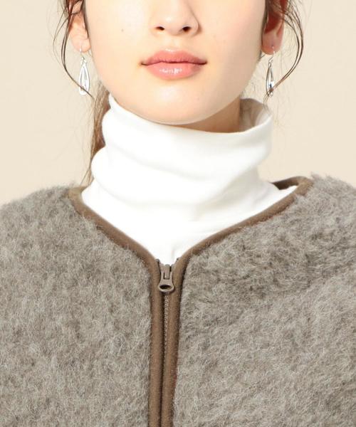 BEAUTY&YOUTH UNITED ARROWS(ビューティーアンドユースユナイテッドアローズ)の「<COLDBREAKER>Vネックジップカーディガン(その他アウター・レディース・ダークブラウン・XX-SMALL)」の6枚目の写真