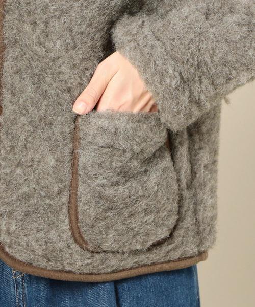 BEAUTY&YOUTH UNITED ARROWS(ビューティーアンドユースユナイテッドアローズ)の「<COLDBREAKER>Vネックジップカーディガン(その他アウター・レディース・ダークブラウン・XX-SMALL)」の8枚目の写真