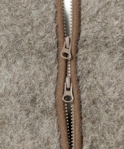 BEAUTY&YOUTH UNITED ARROWS(ビューティーアンドユースユナイテッドアローズ)の「<COLDBREAKER>Vネックジップカーディガン(その他アウター・レディース・ダークブラウン・XX-SMALL)」の11枚目の写真