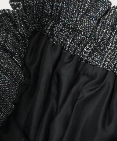 Luz Llena（ラズレナ）の「[ベルト付き]起毛グレンチェック柄ワイドパンツ（その他パンツ・レディース・ブラック/ブラウン・MEDIUM）」の18枚目の写真