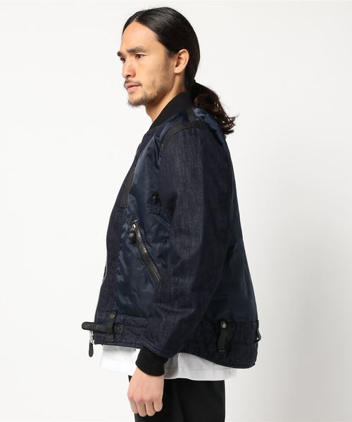 AVIREX/アヴィレックス/TYPE BLUE MIXED MATERIAL MA-1/ タイプブルー ミックスド マテリアル MA-1 AVIREX/アヴィレックス/TYPE BLUE MIXED MATERIAL MA-1/ タイプブルー ミックスド マテリアル MA-1