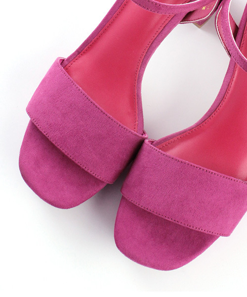 RANDA（ランダ）の「スクエアトゥサンダル（サンダル・レディース・ピンク/ブラック/イエロー/ベージュ・L/S/LL/M）」の10枚目の写真