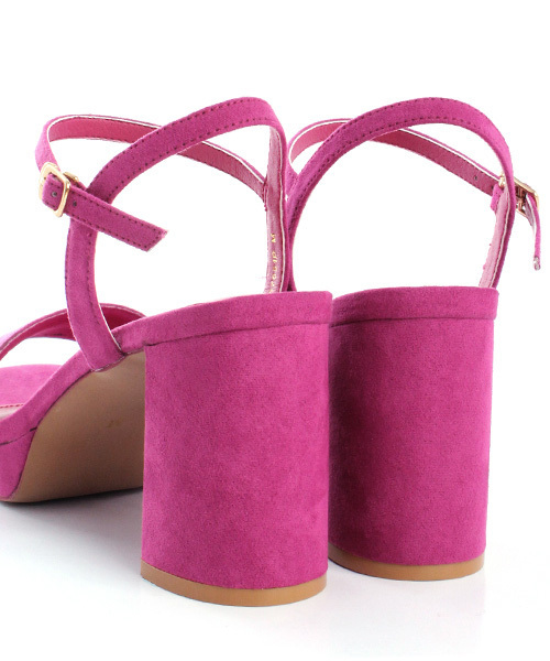 RANDA（ランダ）の「スクエアトゥサンダル（サンダル・レディース・ピンク/ブラック/イエロー/ベージュ・L/S/LL/M）」の9枚目の写真