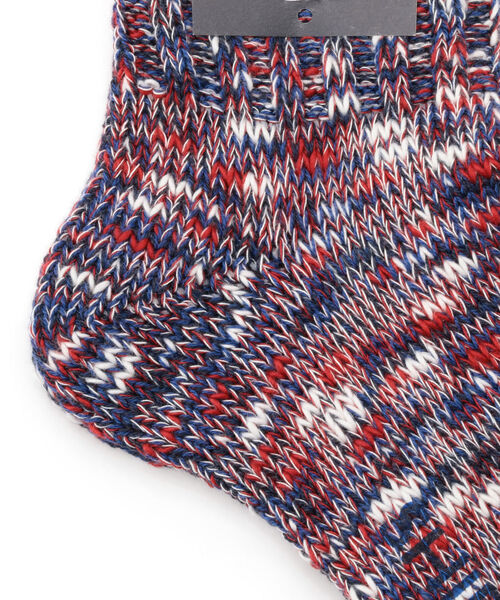 SHIPS（シップス）の「SU: SLAB MIX ソックス（ソックス/靴下・メンズ・ホワイト/ネイビー/ブルー/オレンジ/ライトグレー/ブラック/ロイヤルブルー・ONE SIZE）」の9枚目の写真