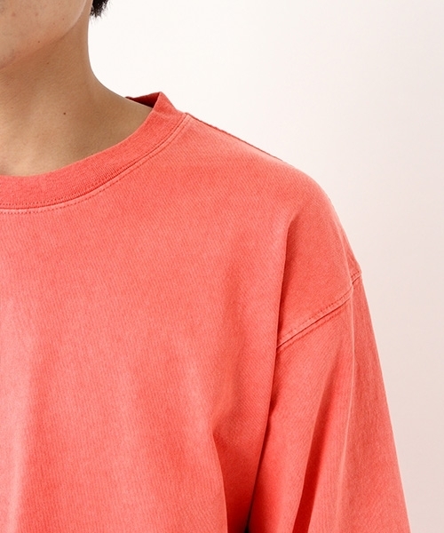 niko and...（ニコアンド）の「ピグメント7分袖プルオーバー（Tシャツ/カットソー・メンズ・ブルー/ブラック/ピンク・LARGE/MEDIUM）」の10枚目の写真