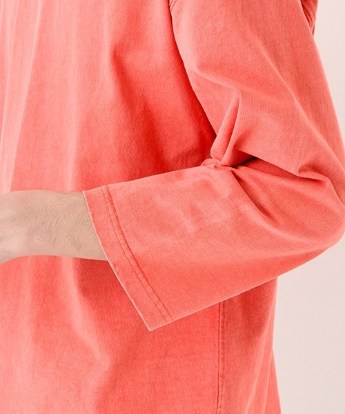 niko and...（ニコアンド）の「ピグメント7分袖プルオーバー（Tシャツ/カットソー・メンズ・ブルー/ブラック/ピンク・LARGE/MEDIUM）」の11枚目の写真