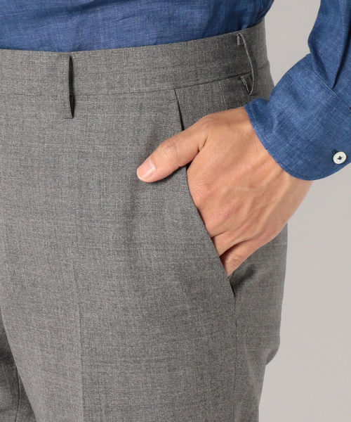 SHIPS（シップス）の「SD: ラスティック ソリッド トロピカル ドレスパンツ (グレー)（その他パンツ・メンズ・グレー系その他・44/46/48/52/42）」の7枚目の写真