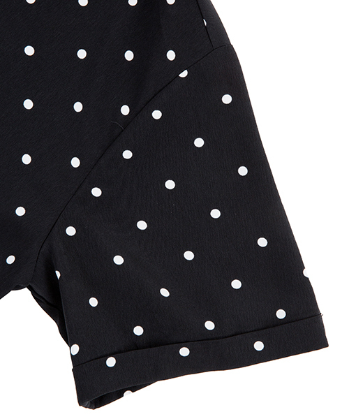 PUNYUS（プニュズ）の「ドット柄シャツ（シャツ/ブラウス・レディース・ブラック/ピンク・1/2/3/4）」の5枚目の写真